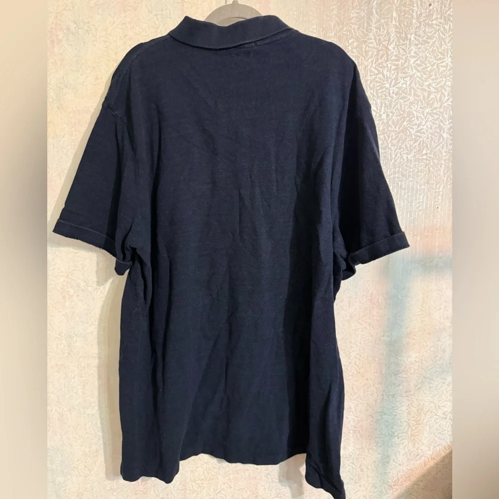 Polo Ralph Lauren Navy Blue W/ Lt Blue Pony Polo Shirt, Classic Fit, XXL, Golfer